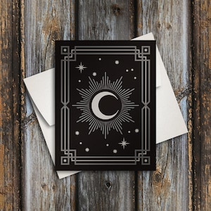 Luna mística - Tarjeta de felicitación