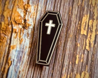 Coffin - Enamel Pin