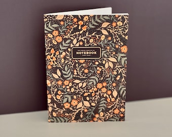 Liniertes Notizbuch - Wicked Wildflowers