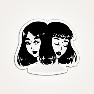 The Twins Sticker image 1