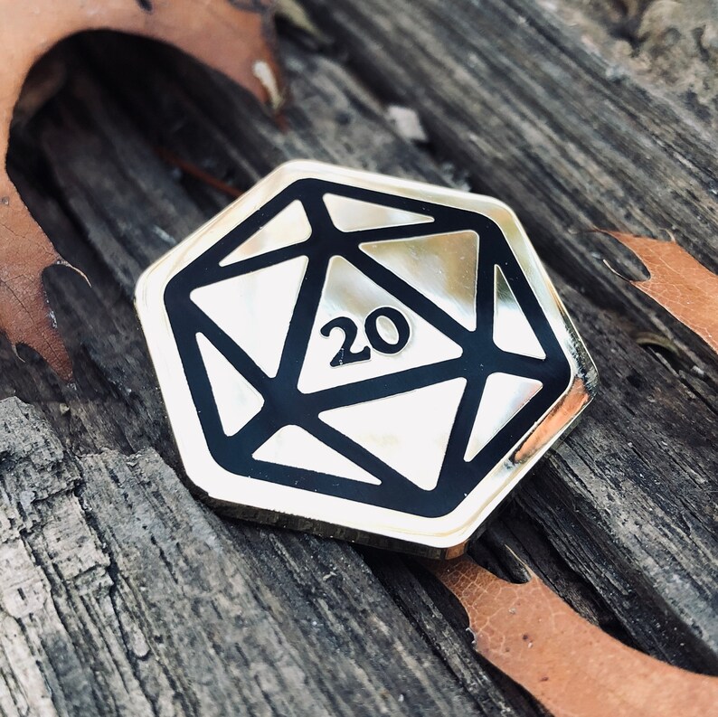 Critical Hit Enamel Pin 1.25 Inch Critical Roll DND | Etsy