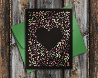 Valentine's Garden - Greeting Card