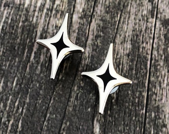Sparkle Stars - Set of 2 - Enamel Pins
