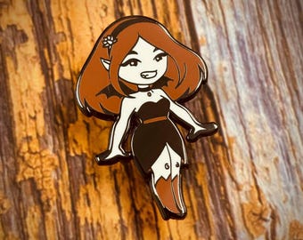 Vampire Girl - Cute Chibi - Enamel Pin