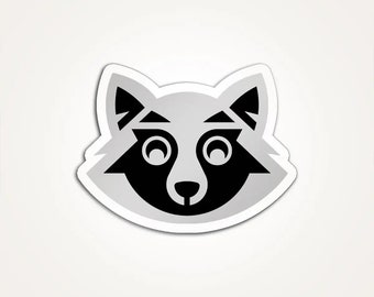 The Trickster Racoon - Familiars Series - Sticker