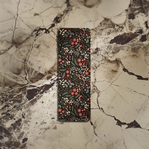 Dark Paradise -  Floral Bookmark