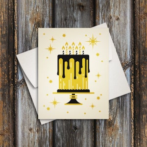 Bolo de Aniversário - Cartão de Saudação