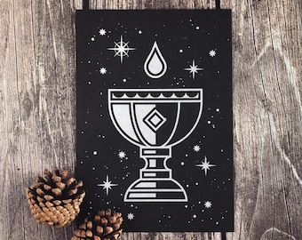 Apothecary’s Cup Mini Art Print - Hand Screen Printed