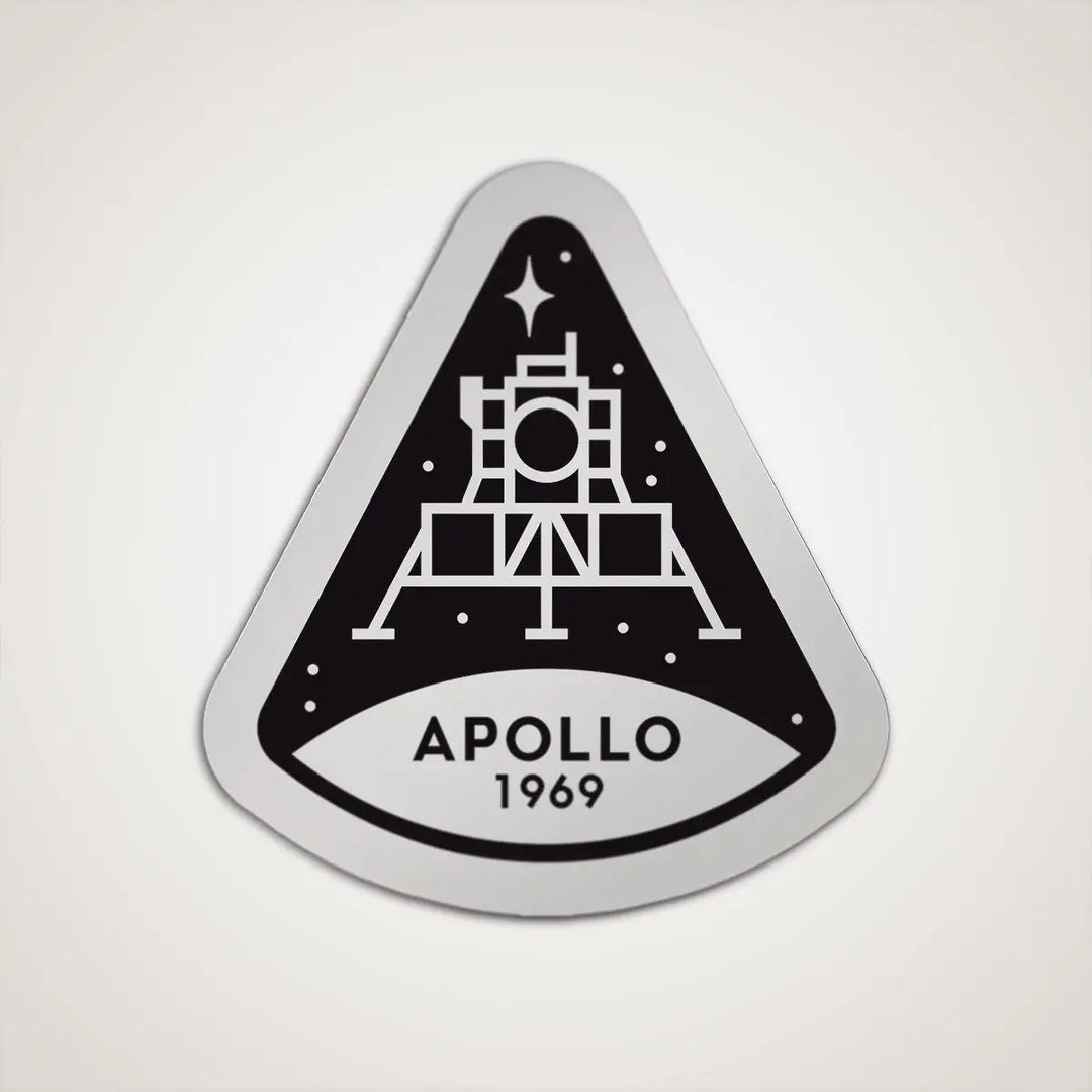 Apollo 11 Lander - Matte Silver - Sticker - Etsy