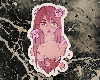 Sie ist eine Rose - Sticker