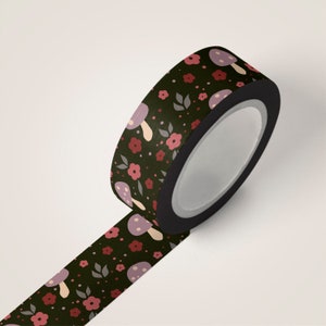Ruban adhésif Washi Twilight Toadstool - Ruban adhésif Washi pour scrapbooking - Rouleau de 10 m