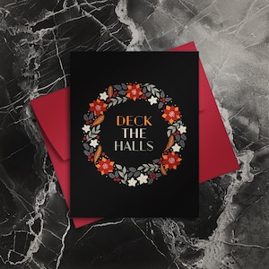 Deck the Halls - Wenskaart