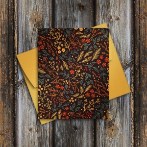 Mosaico de otoño - Tarjeta de felicitación