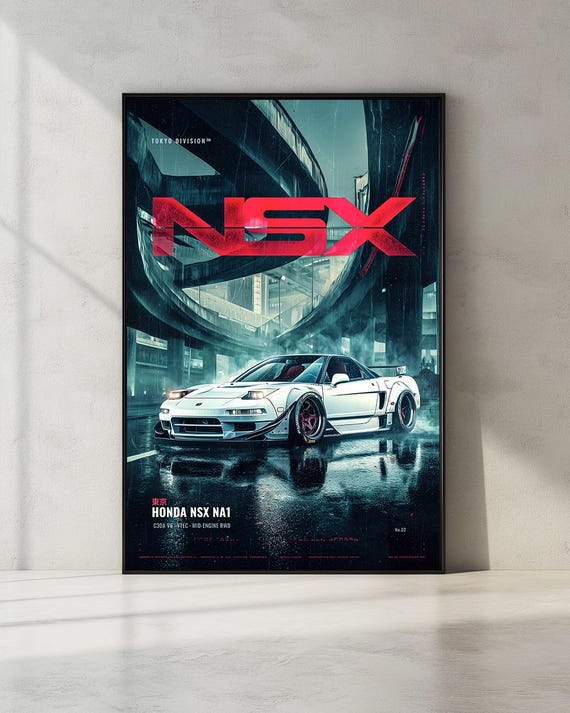 Honda NSX NA1 Poster