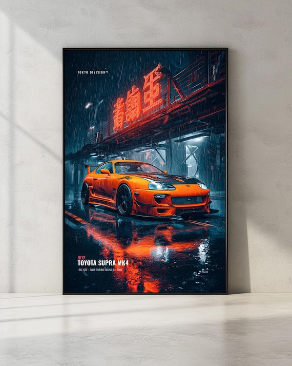 Toyota Supra MK4 Poster