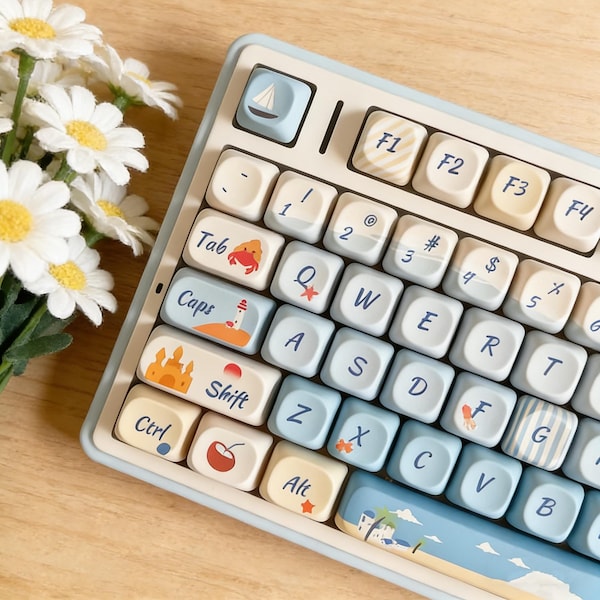 Beach Themed Keyboard - Etsy