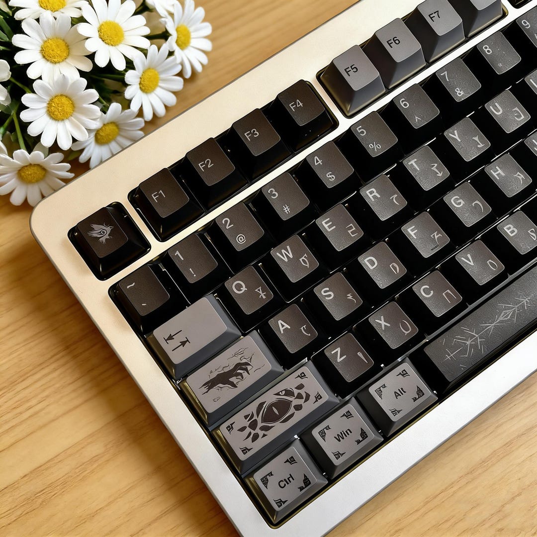 143 Pcs Esoteric Grimoire Gaming Keycap Set, Cherry Profile PBT 5-side Dye Sublimation Keyboard Keycaps Set, Intricate Artistic Designs - Etsy