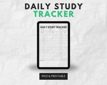 Daily Study Planner PDF – Simple Digital Student Pages