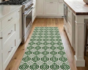 Vinlymat, keukenmat, vloerdecor, antislip vinyl loper, gangkleed