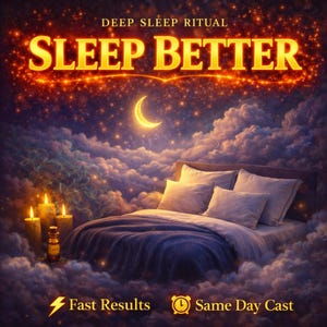Deep Sleep Ritual – Calm Mind, Insomnia Relief (Digital Spiritual Product)