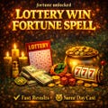 Lottery Win Fortune Spell | Jackpot Money Attraction Ritual | Manifest Winning Numbers  | Fast Results | product logo