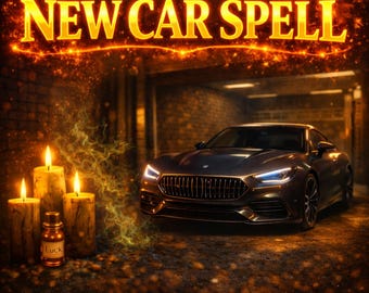 Incantesimo di manifestazione dell'auto / Rituale di fortuna e abbondanza (prodotto spirituale digitale)