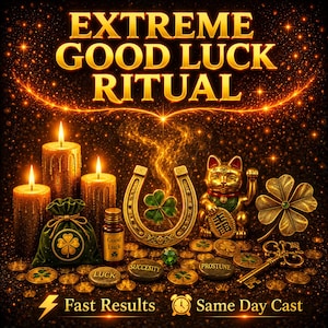 Extreme Good Luck Ritual | Fortune, Success, Lucky Opportunities & Positive Energy Manifestation | Same Day