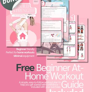 Digital Fitness Planner | 4 Week Workout and Weight Loss Journal | Trainer Designed Health and Meal Tracker for iPad, Android, GoodNotes image 3