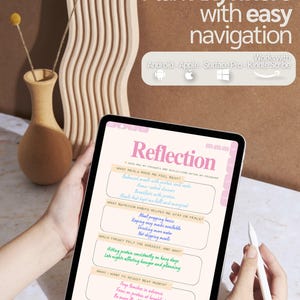 Digital Fitness Planner | 4 Week Workout and Weight Loss Journal | Trainer Designed Health and Meal Tracker for iPad, Android, GoodNotes image 7