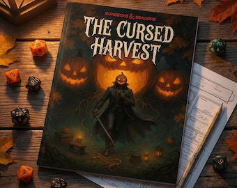 The Cursed Harvest / D&D 5e Halloween One-Shot Adventure / Campagna Horror di livello 1-3 / TTRPG PDF digitale (ENG)