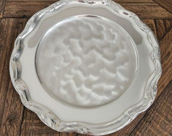 Vintage WMF Ikora Germany Silverplate Round Platter Serving Tray