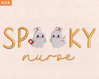 ハロウィンシーズンのゴースト刺繍デザイン、3サイズ展開のハロウィンステッチファイル、ミシン刺繍ファイル、即時ダウンロード
