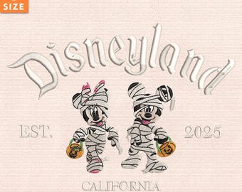 Magical Land Halloween Embroidery Design, Trendy Fall Stitch File, Cozy Oversized Look, Instant Download