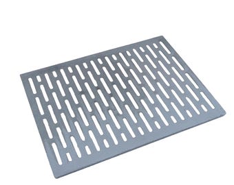 Cast Iron Fireplace and Stove Grate – High Temperature Resistant Ash Grate – Universal Replacement for Wood Stoves and Fireplaces