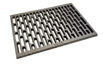 Cast iron grate for fireplace | stove and barbecue | various sizes | ash pan | ash collection grate | cast iron