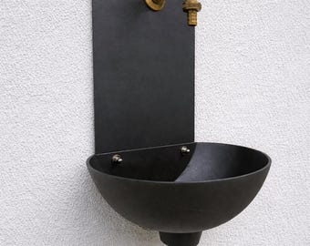 Fontana da giardino moderna made in Italy - Rustic Wall Fountain Outdoor - Wall fountain