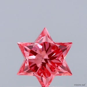 Sternform Lab Grown Diamant 1.19 Ct Fancy Vivid Pink VS2 IGI zertifiziert | Einzigartige Rosa Lose Diamant | Diamant mit Sternschliff