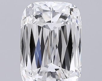 Anillo Ashoka Criss Cut con diamante cultivado en laboratorio de 2,92 ct, color E, claridad VVS2, certificado por IGI / Diamante suelto / Piedra para anillo de compromiso personalizado