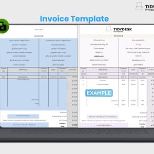 Excel Invoice Template | Professional Invoice in Minutes | Automatic Totals + VAT/Tax Per Line