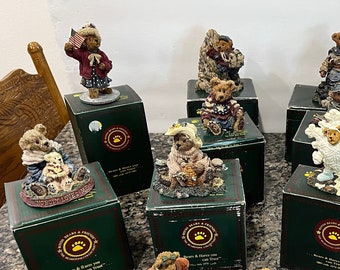 Boyd Bears Figurines Complete with Box 9 Different Available Pick Your Own