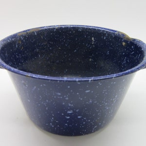 Blauw granieten pot emaillewerk