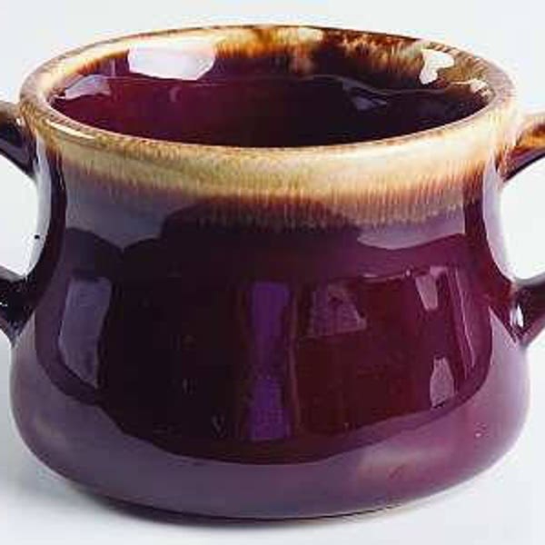 McCoy Brown Drip Glaze Soup Bowl