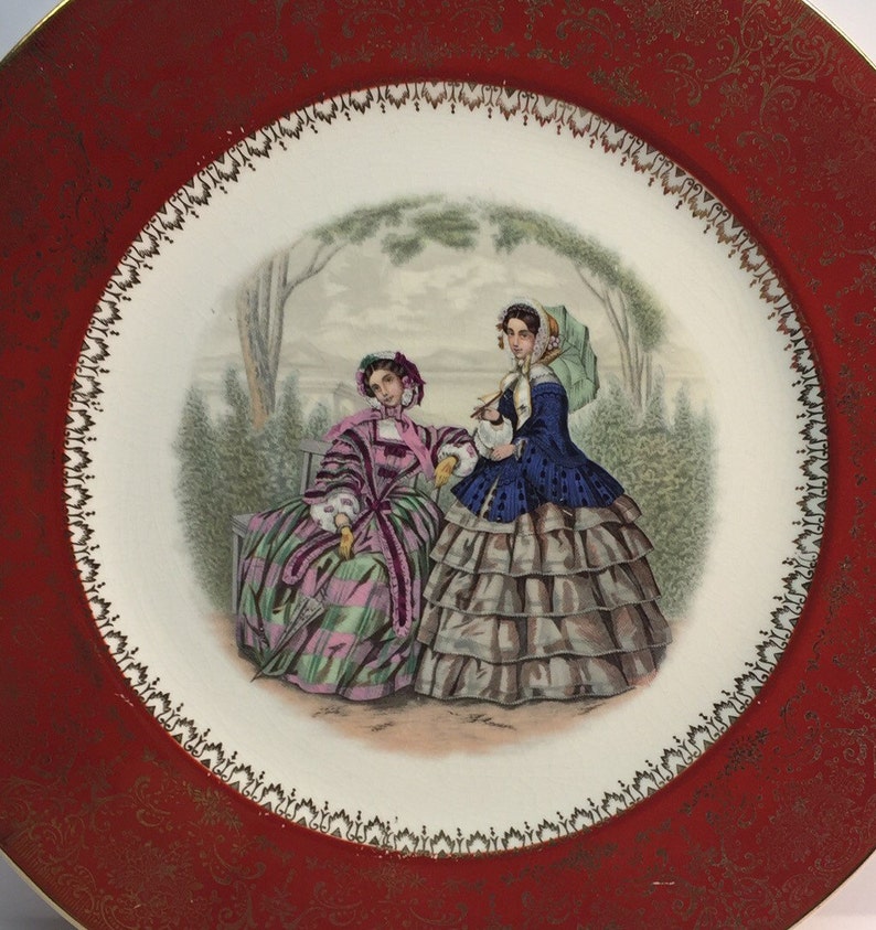 Vintage Plate Century by Salem Made in USA Warrented 23 K Gold Trim Imperial Salem China Company