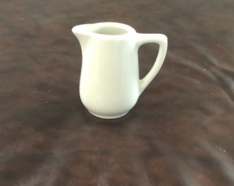 Vintage Ironstone Creamer Mayer China Vintage White