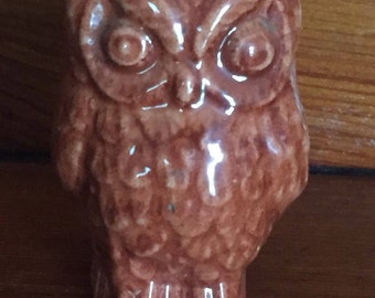 Owl Toothpick cocktail stick holder vintage 1950