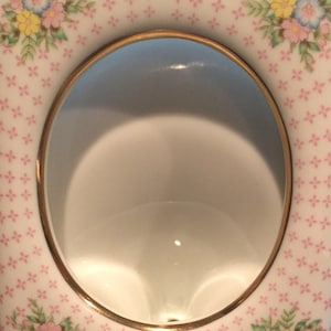 Lefton Picture Frame Table Top Number 03131  Pink Floral