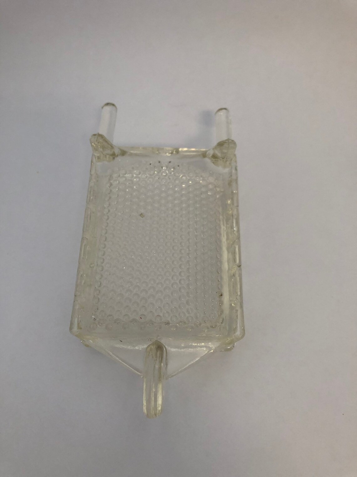 Vintage Pressed Glass Garden Cart Wheelbarrow Ashtray Candy Etsy