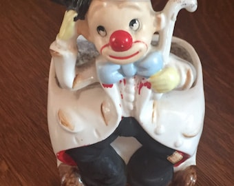 Vintage Clown  Planter  AAI Made in Japan A-371 Parma