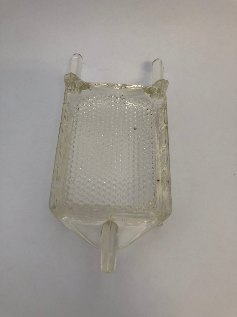 Vintage Pressed Glass Garden Cart Wheelbarrow Ashtray Candy Etsy