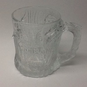 McDonalds The Flintstones Glass Mug Treemendous